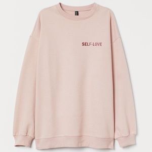 New H&M Divided Self Care Sweater